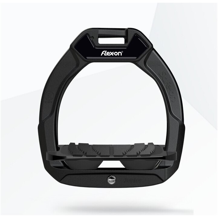 2022 Flex-on Safe On Junior Grip Stirrups SOJ05IG0505 - Black